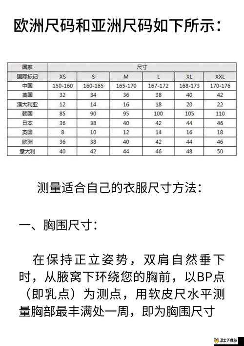 国产尺码和欧洲尺码表 2023 无法浏览引发的相关问题探讨